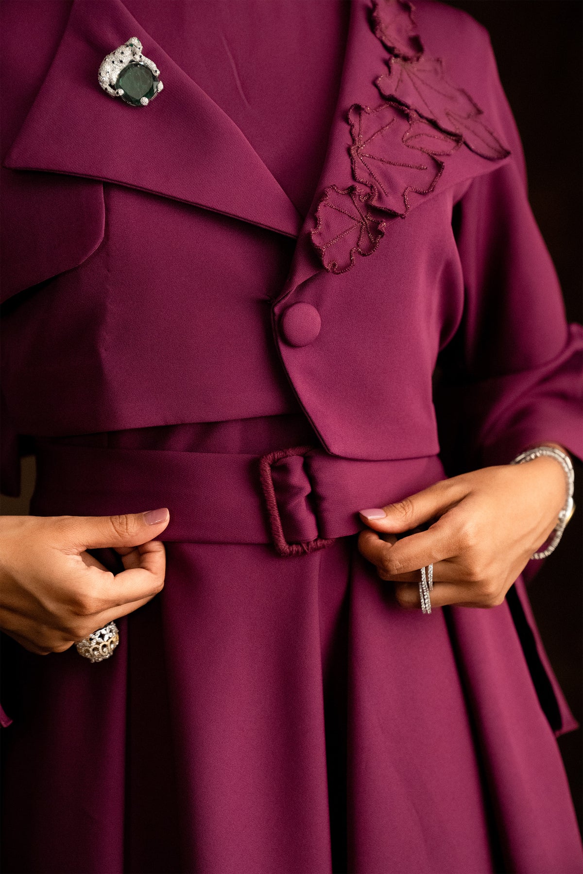 Raspberry Ruffle Frock