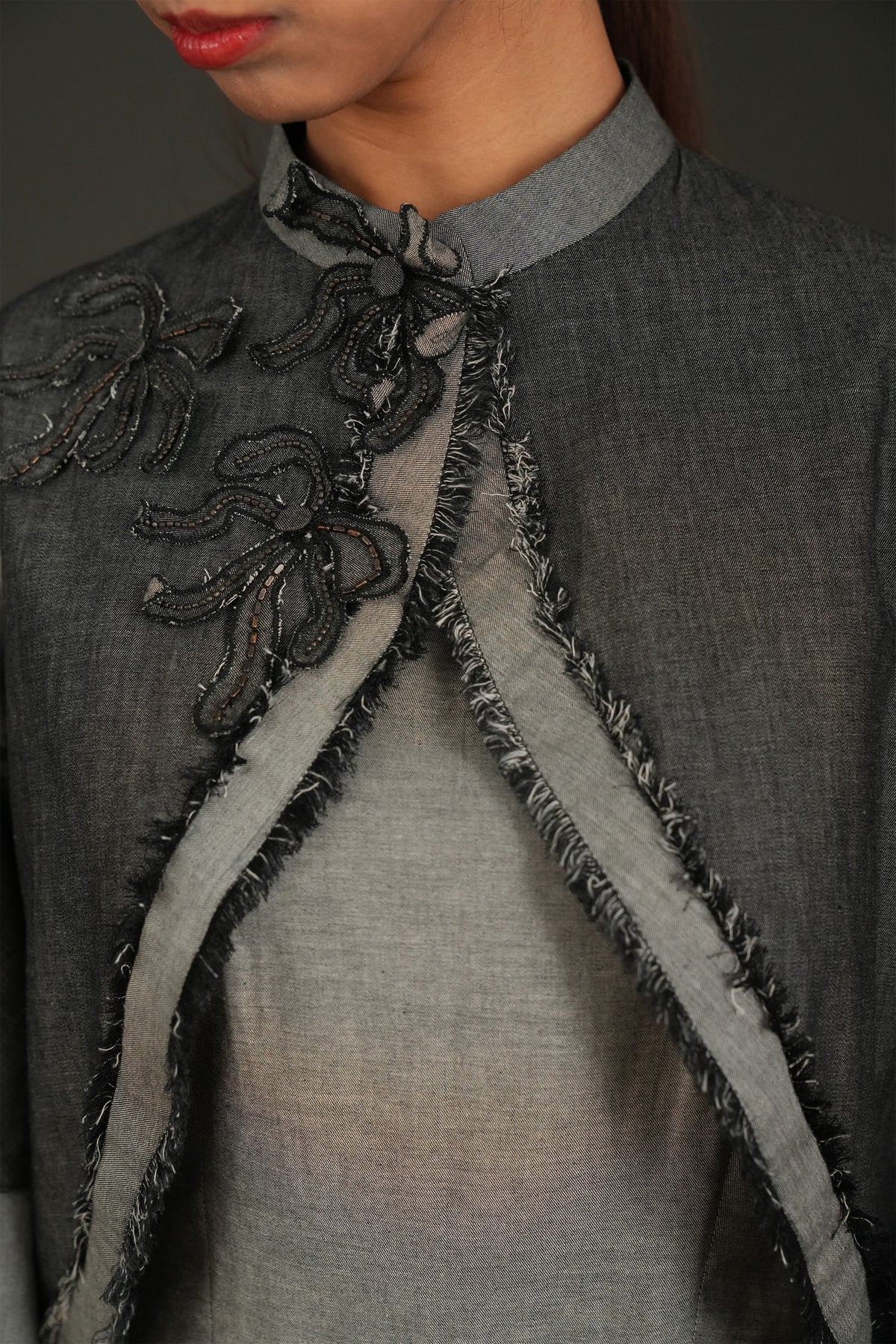 Charcoal Denim Cascade