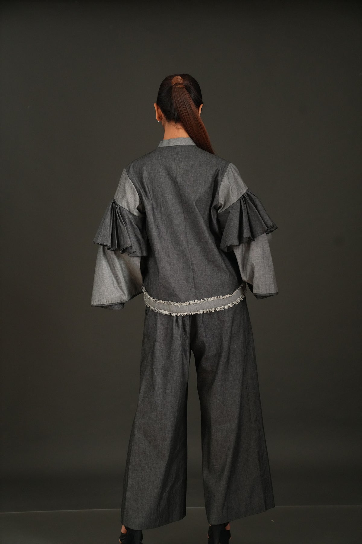 Charcoal Denim Cascade