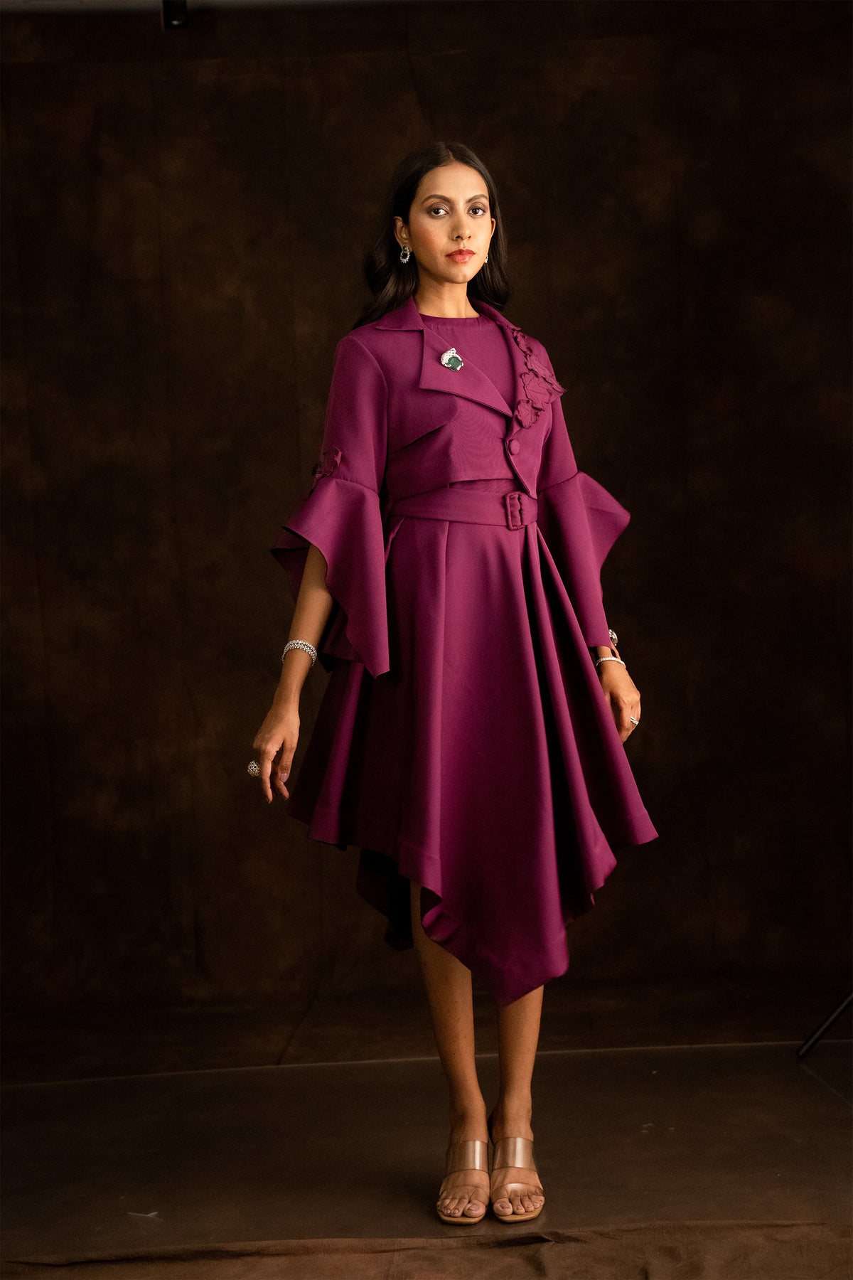 Raspberry Ruffle Frock