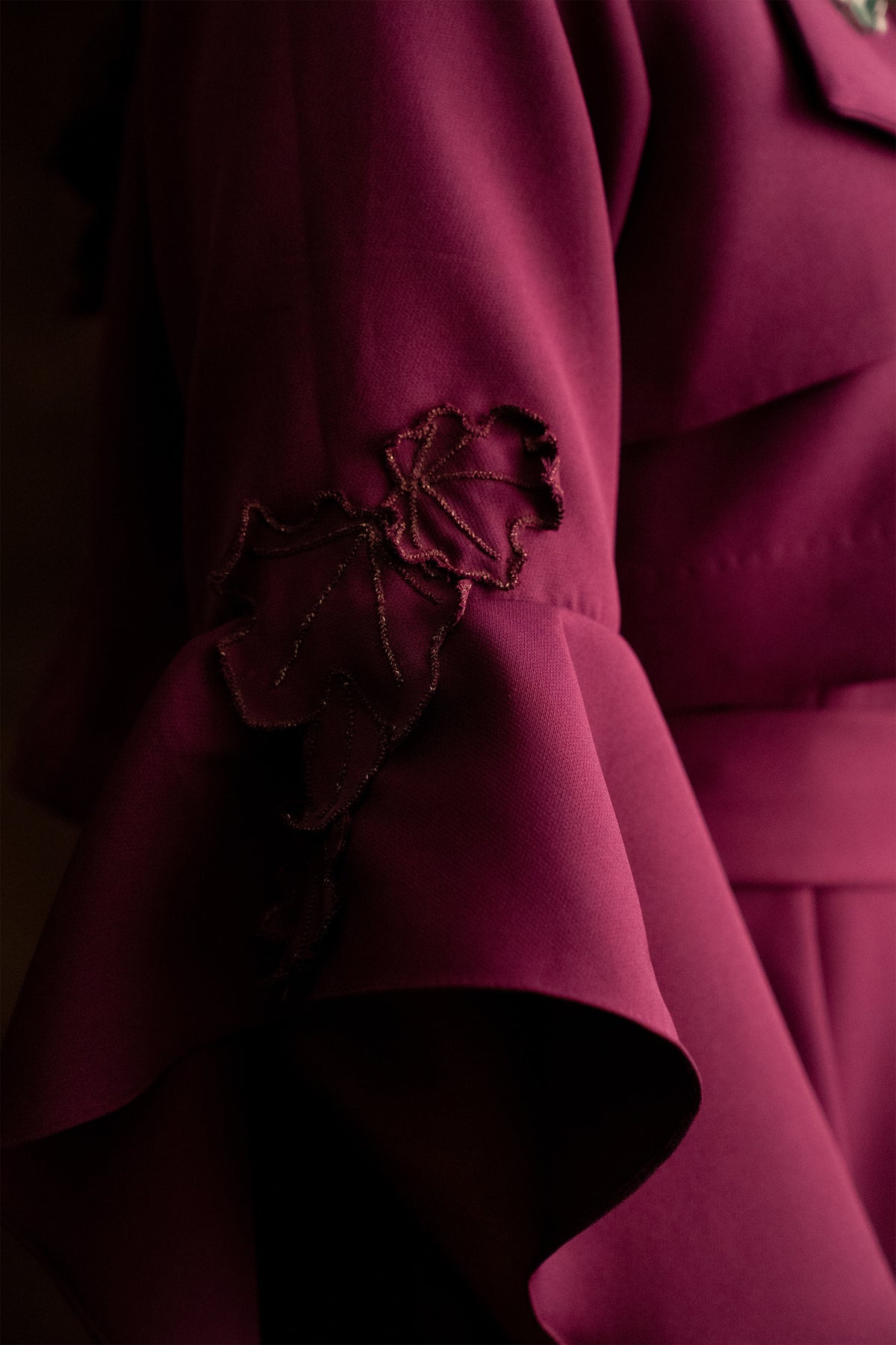 Raspberry Ruffle Frock